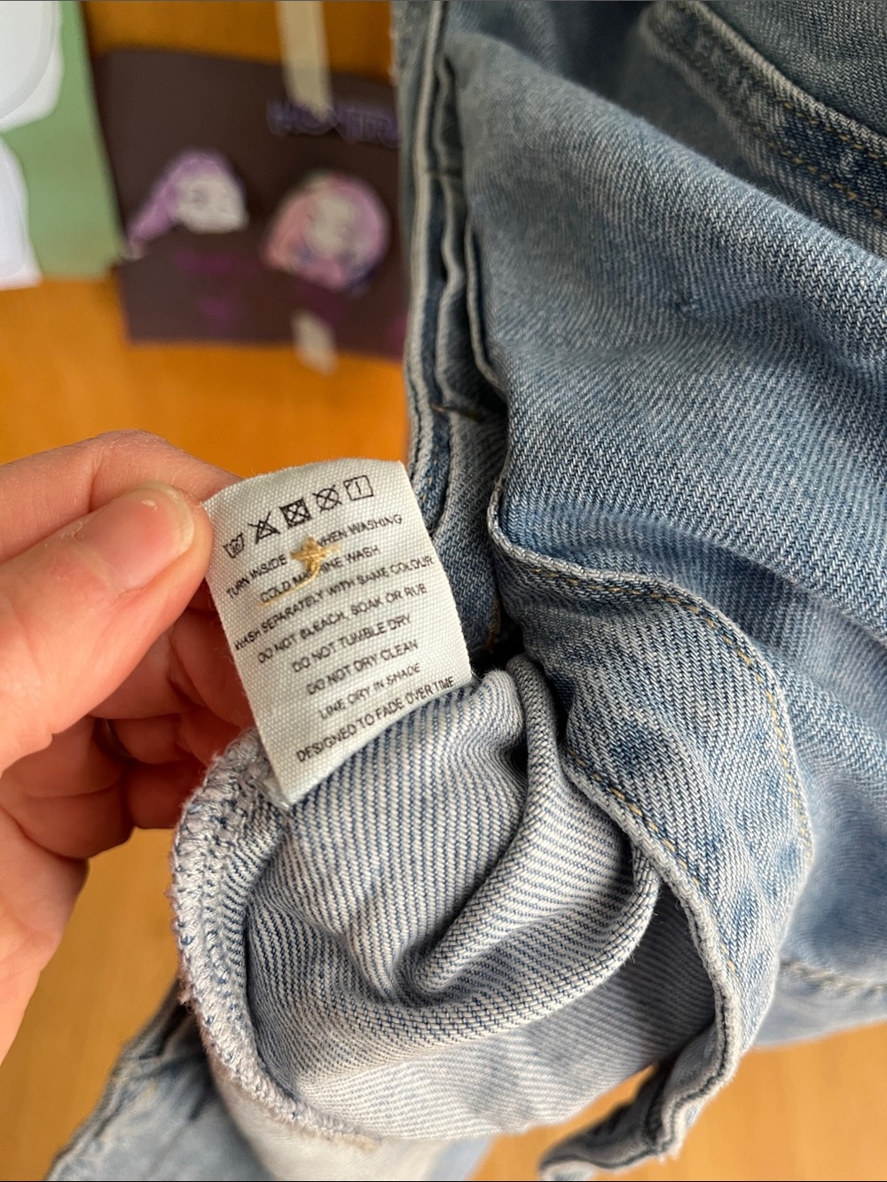 MAYE Montana Denim Shirt Dress L - Picture 4 of 6